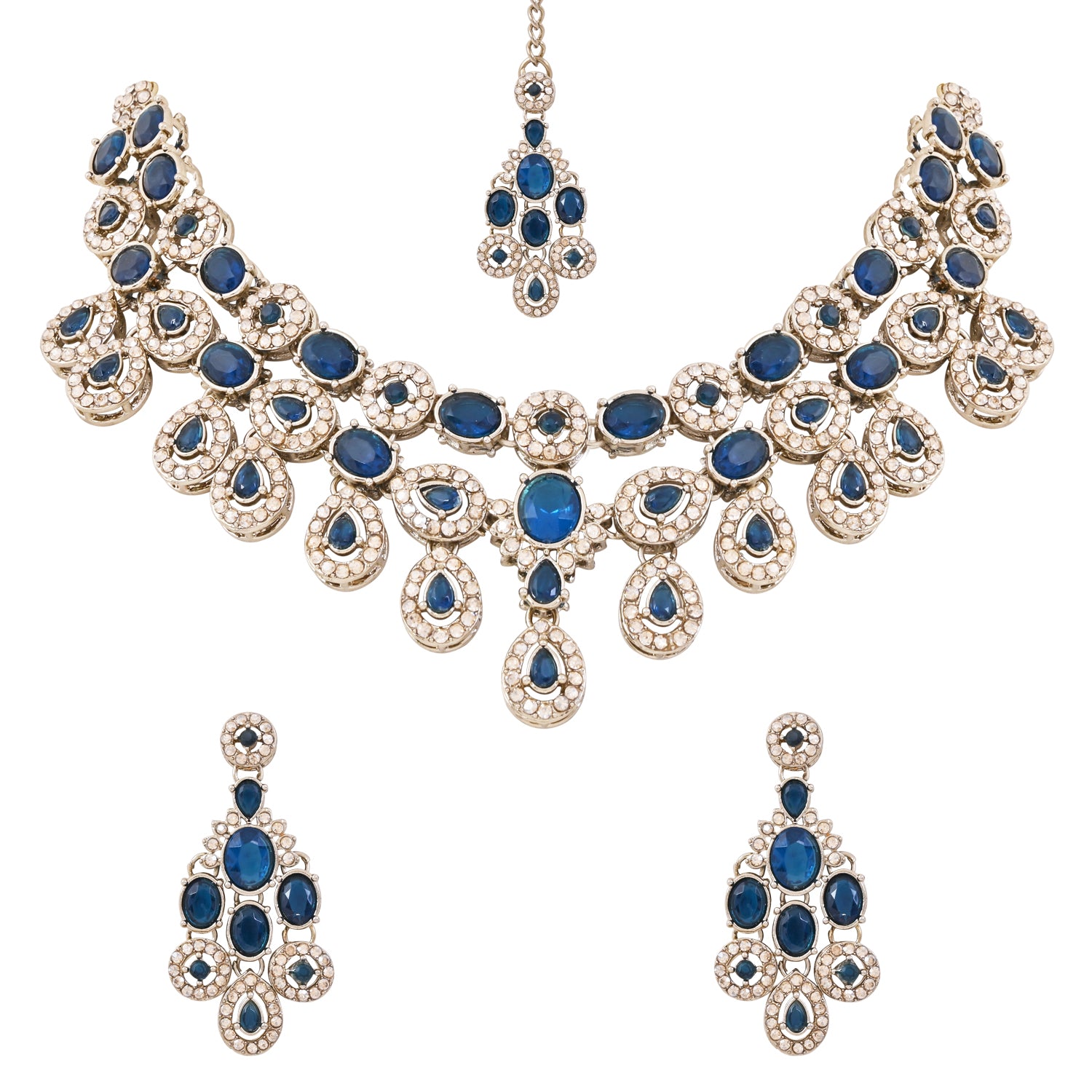 Nayesha - Vintage Montana Kundan Bridal Necklace Set