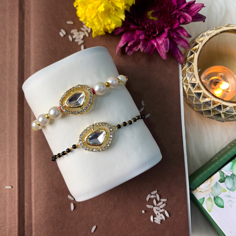 Bhabhi Rakhi, Pyari Bhabhi Rakhri, Raksha Bandhan, Mangalsutra bracele –  Suhani Gifts Limited