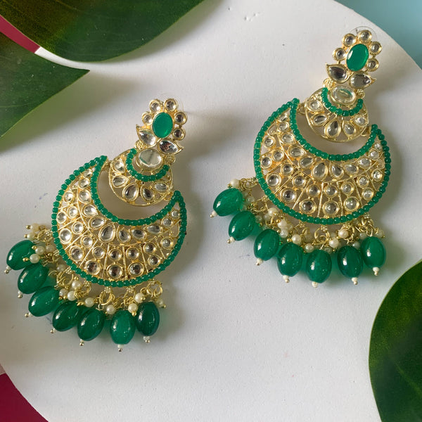 Ronita Green Earrings