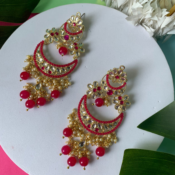 Sushmita Pink Earrings
