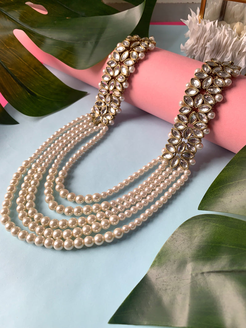 Abhishek White Necklace