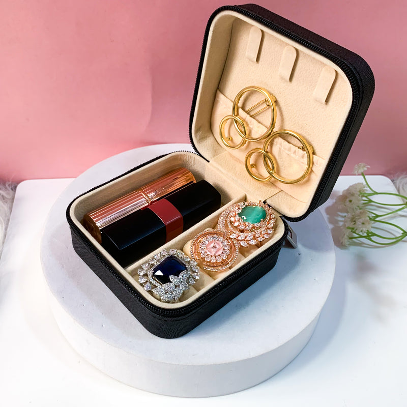 Portable Black Jewellery Organiser