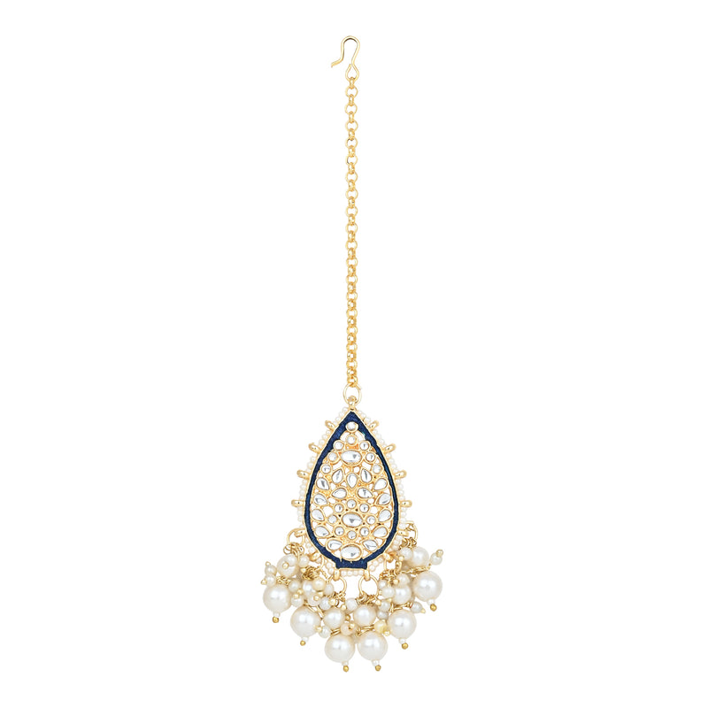 Jannat Blue Necklace Set