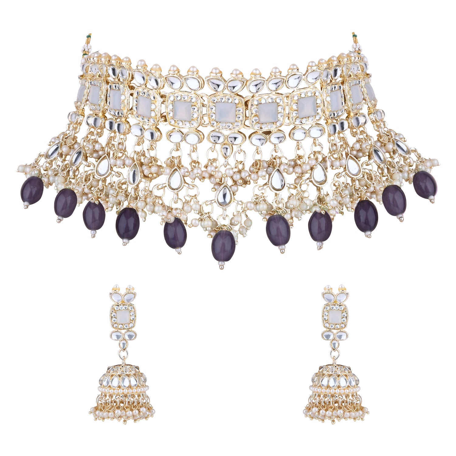 Avishi Grey Choker Set