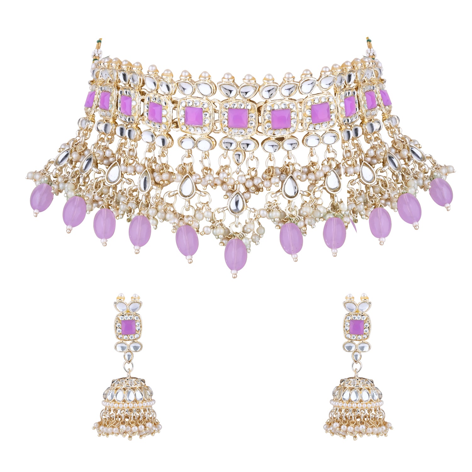 Avishi Purple Choker Set