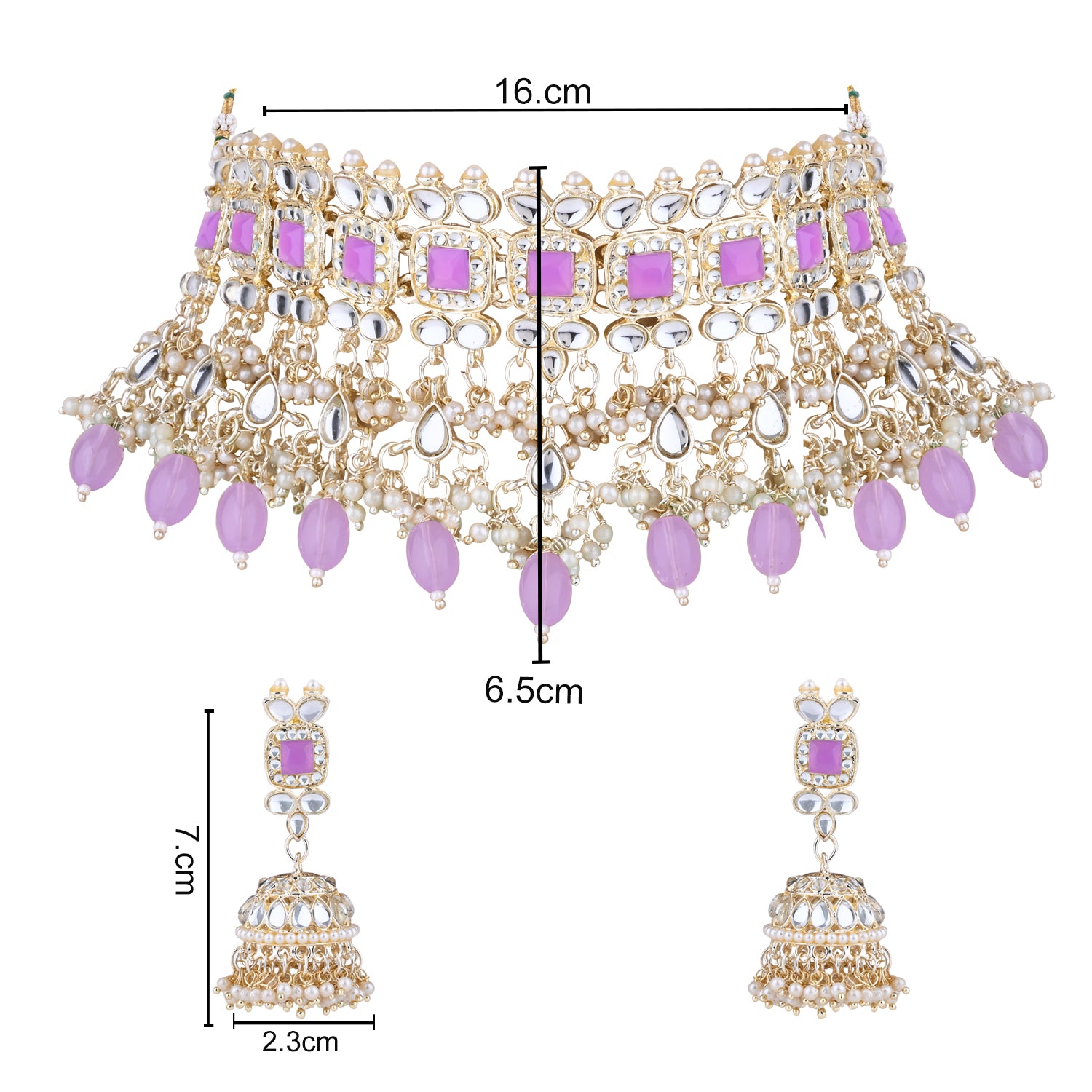Avishi Purple Choker Set
