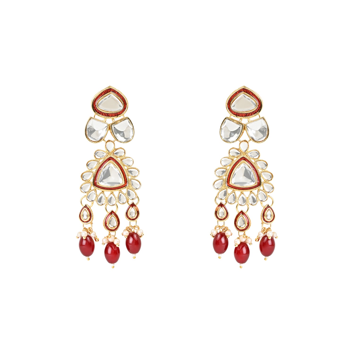 Jineshvi Maroon Choker Set