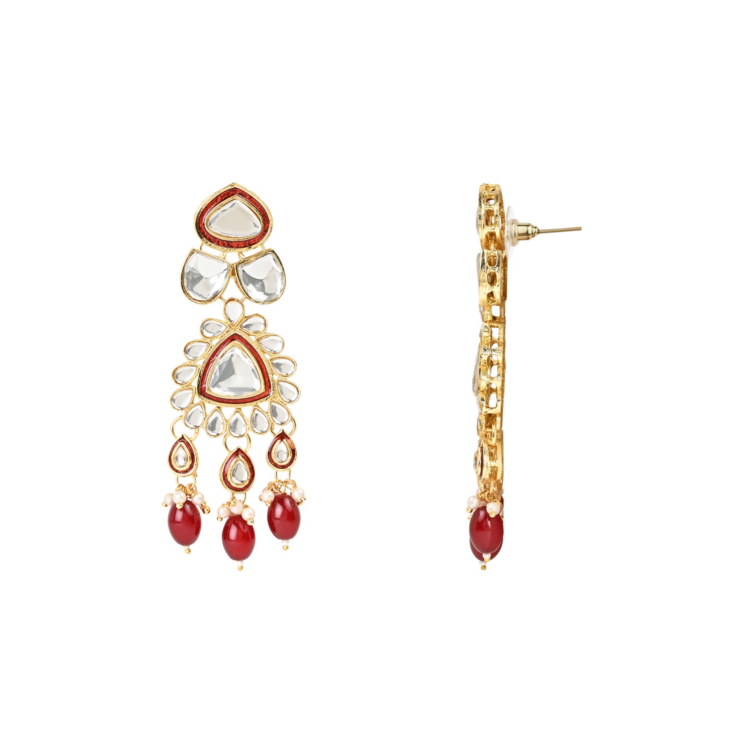 Jineshvi Maroon Choker Set