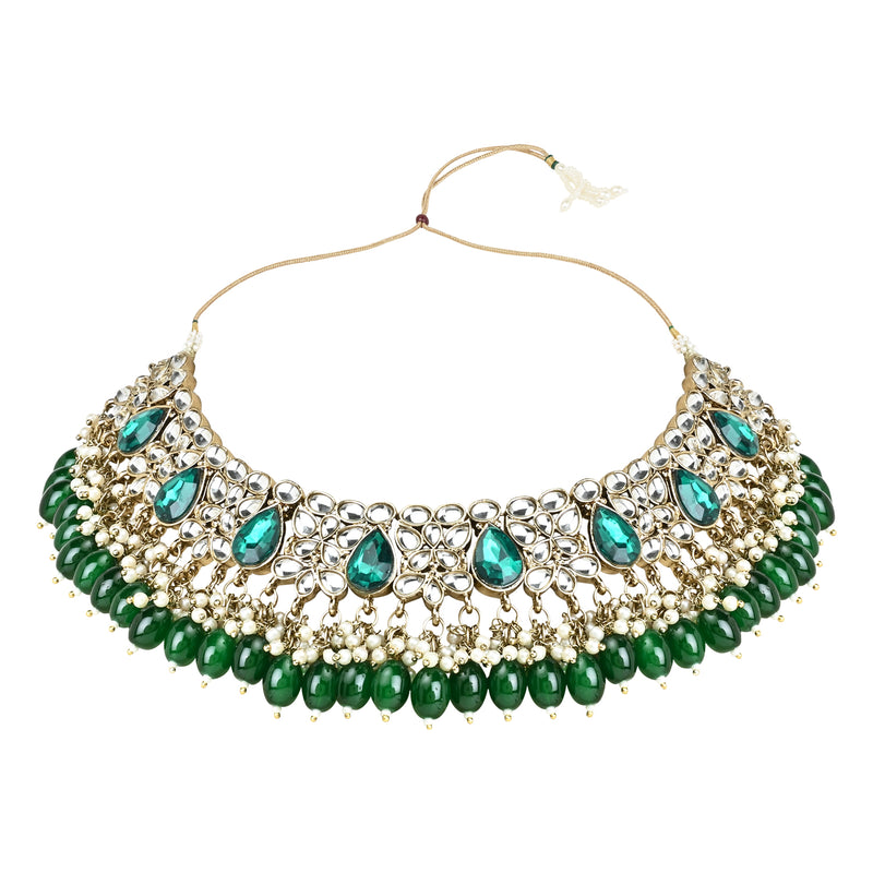 Tanishi Green Choker