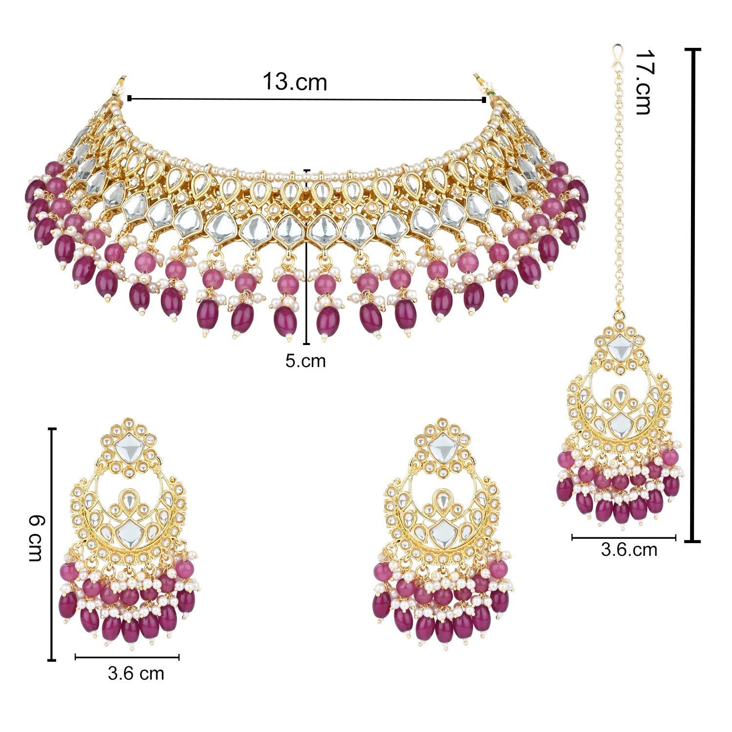 Devyani Wine Choker