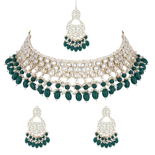 Sharmila Green Jewellery Set