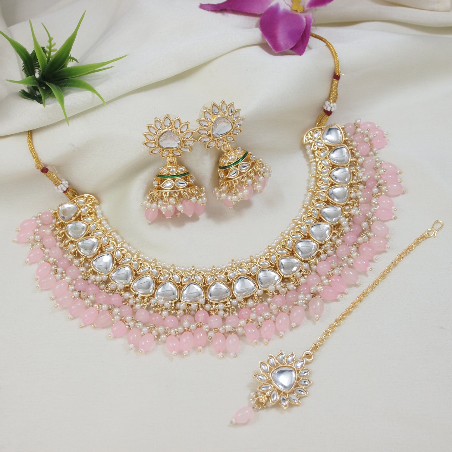 Megha Pink Choker