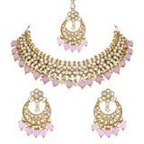 Aanchal Purple Choker Set