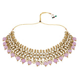 Aanchal Purple Choker Set