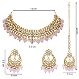 Aanchal Purple Choker Set