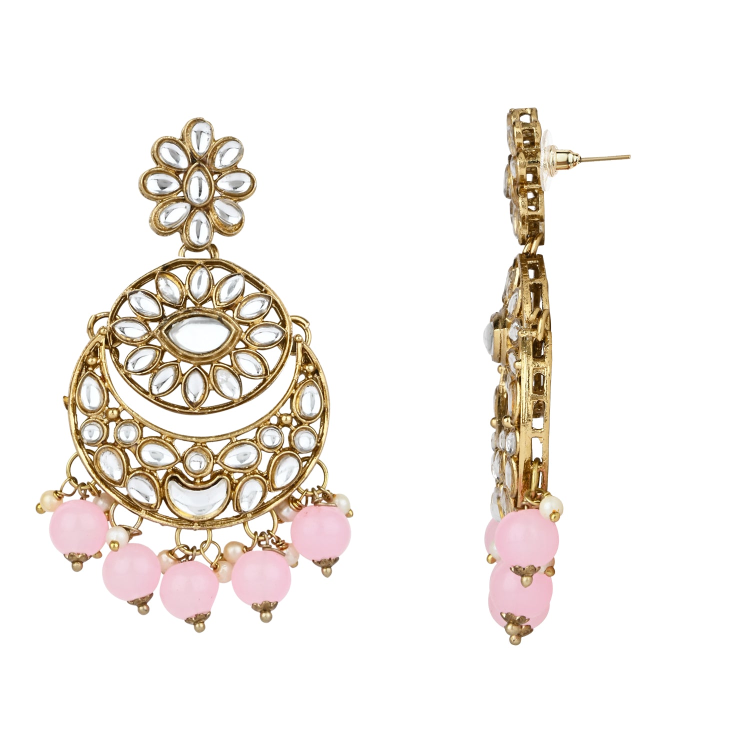 Kajal Pink Choker Set