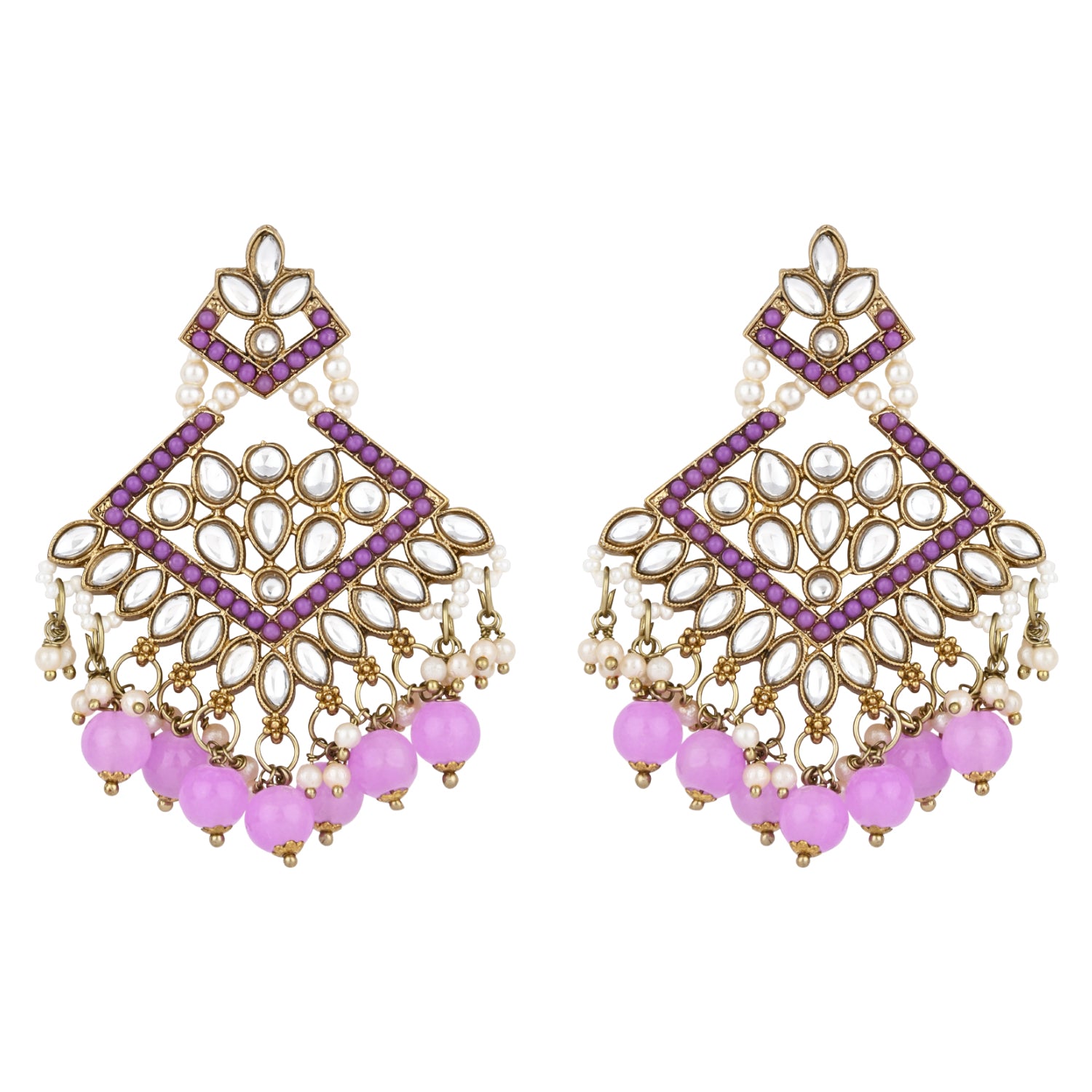 Reesha Purple Choker Set