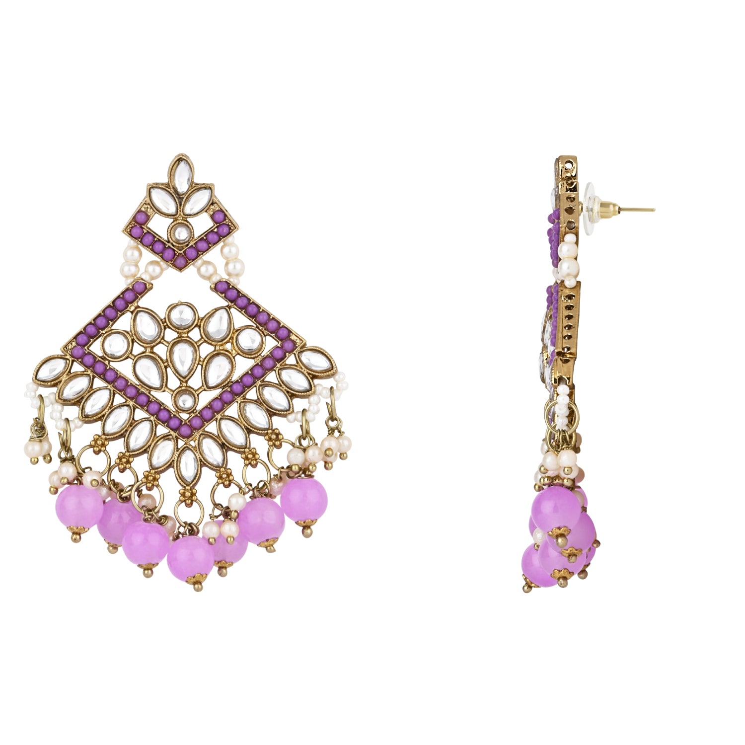 Reesha Purple Choker Set