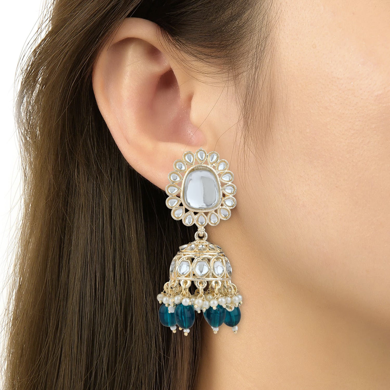 Lavishka Peacock Green Choker Set