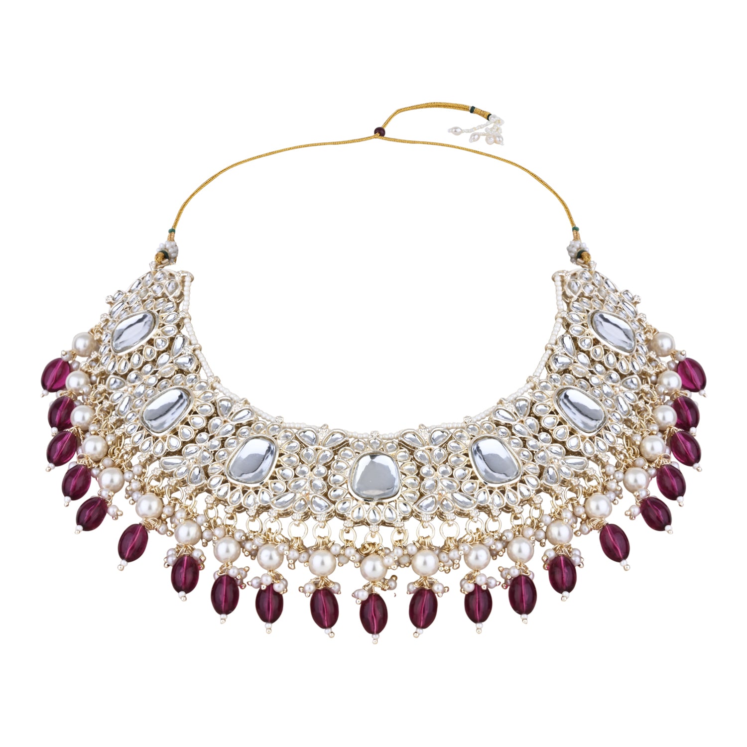 Lavishka Wine Choker Set