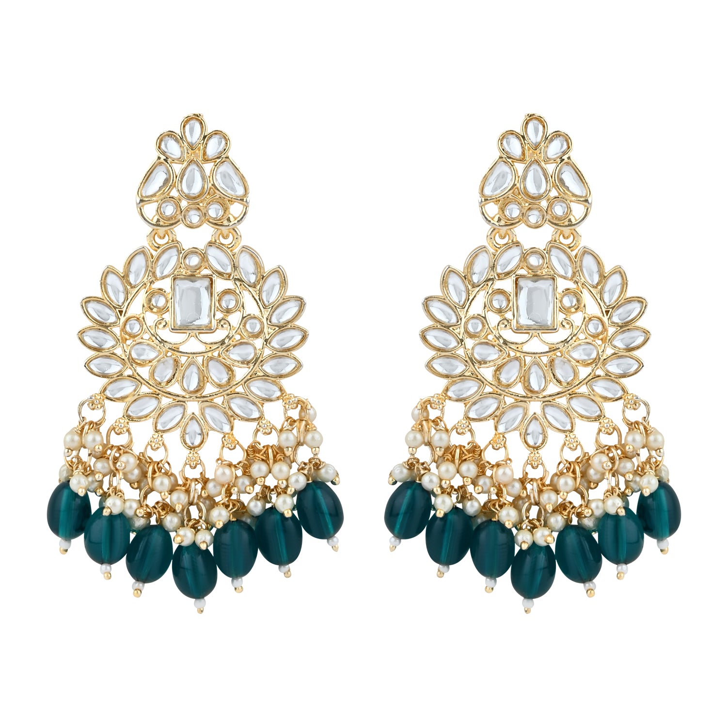 Bhavini Peacock  Green Choker Set