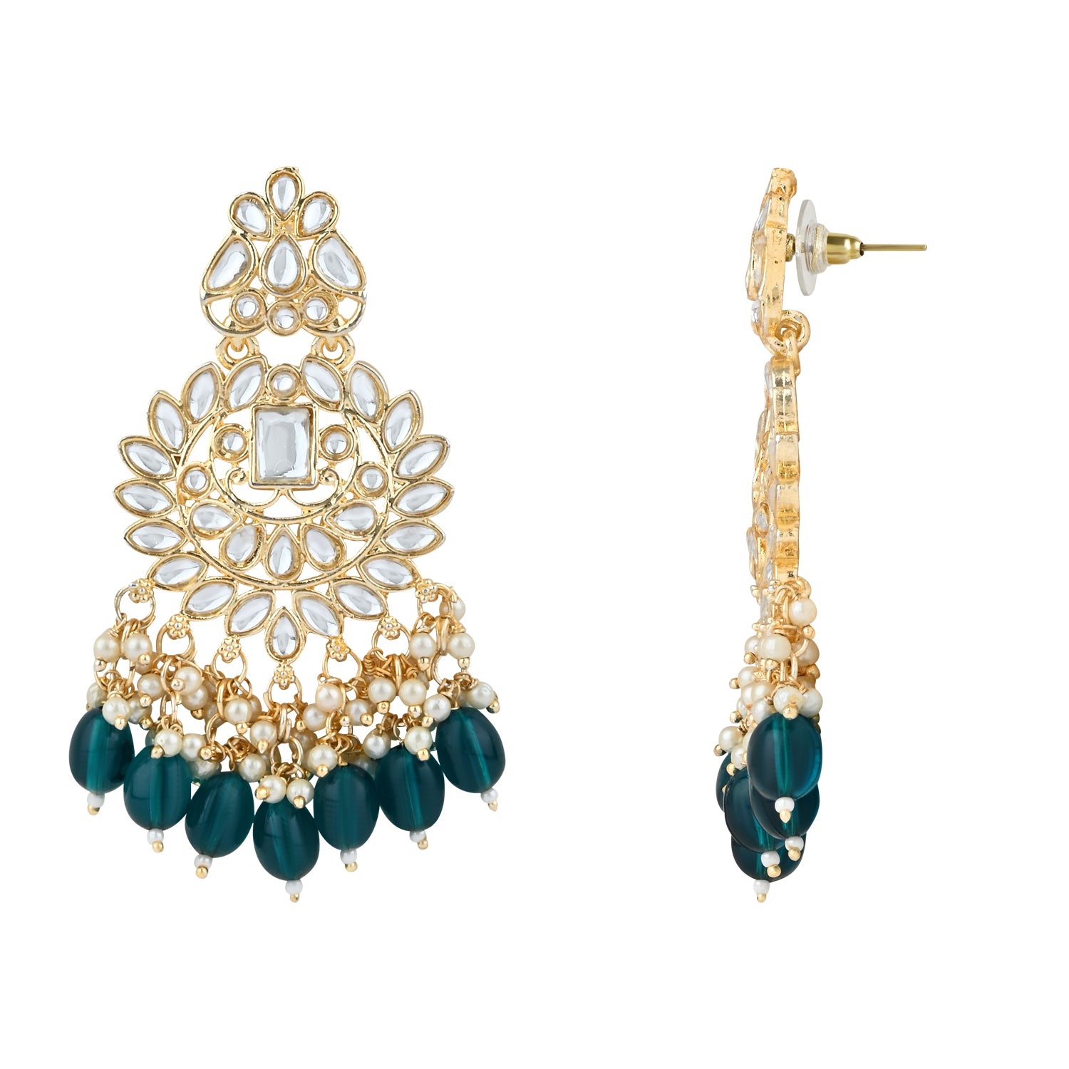 Bhavini Peacock  Green Choker Set