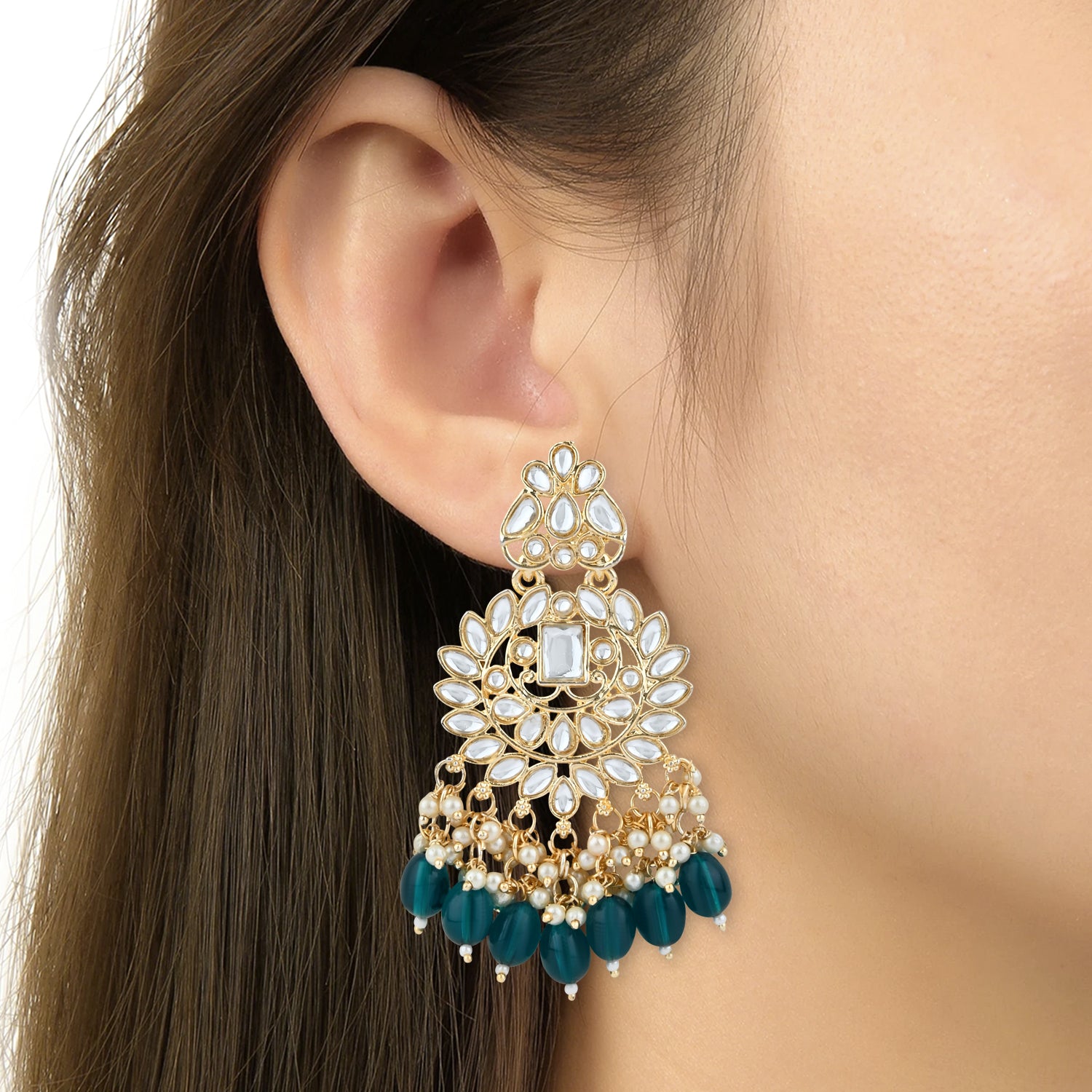 Bhavini Peacock  Green Choker Set