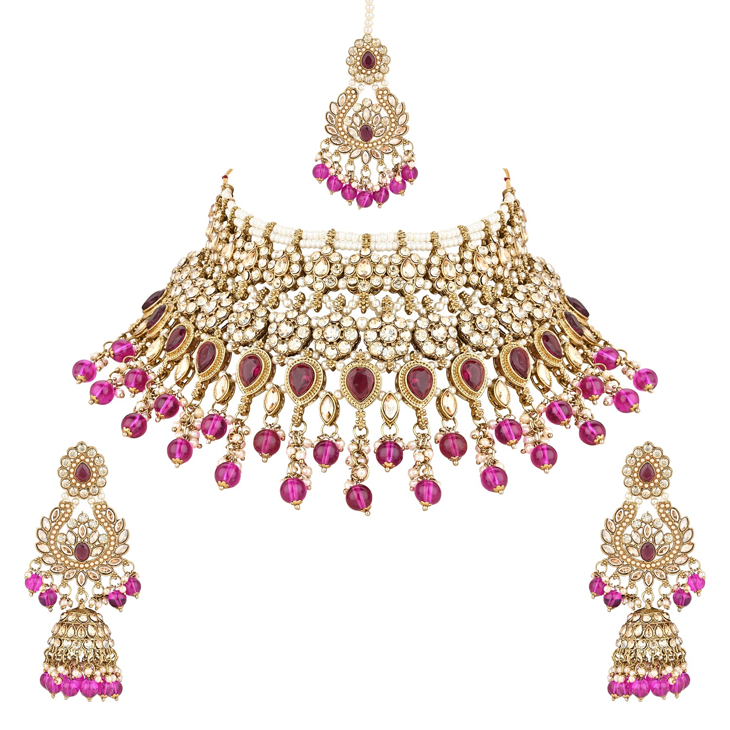 Vinisha Wine Choker Set