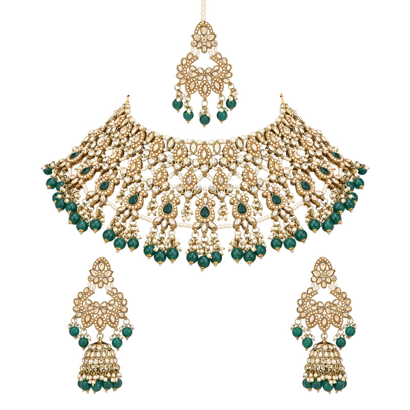 Samruddhi Green Choker Set