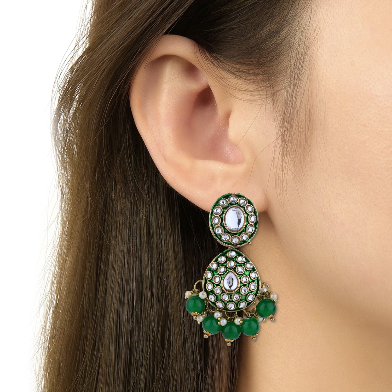 Lavya Green Necklace Set