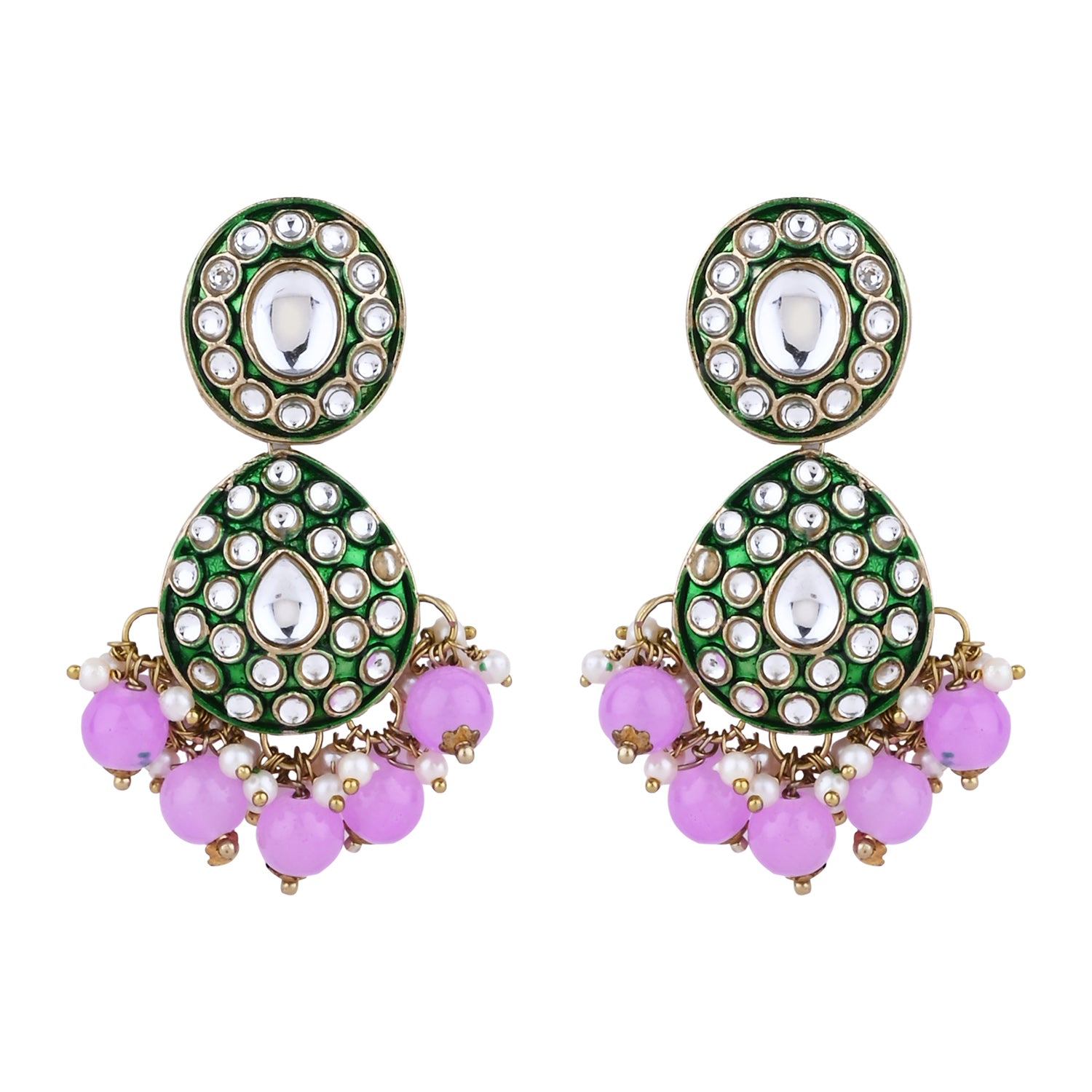 Lavya Purple Necklace Set
