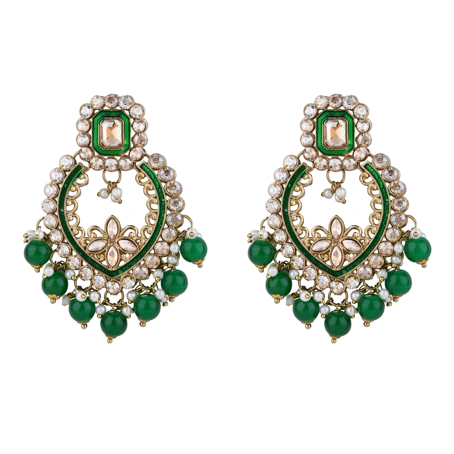 Fareeha Green Necklace Set