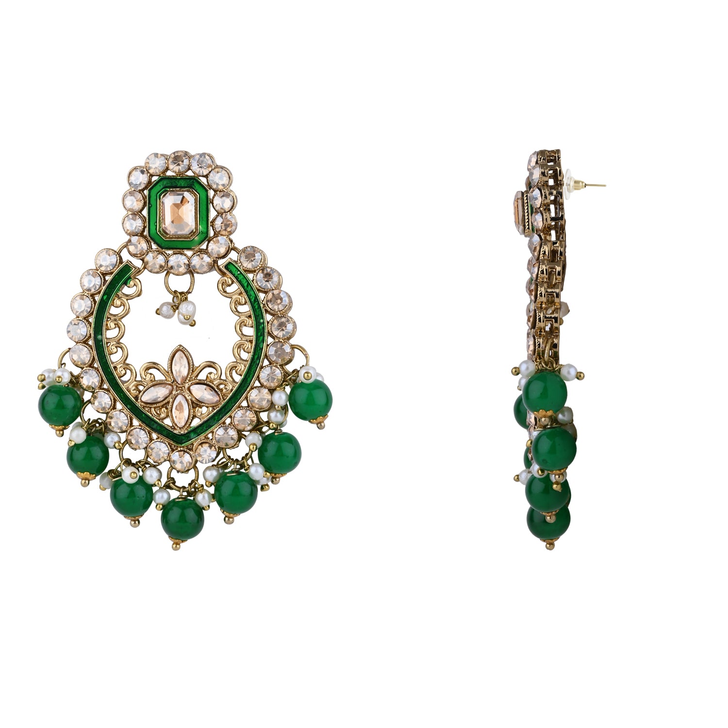 Fareeha Green Necklace Set