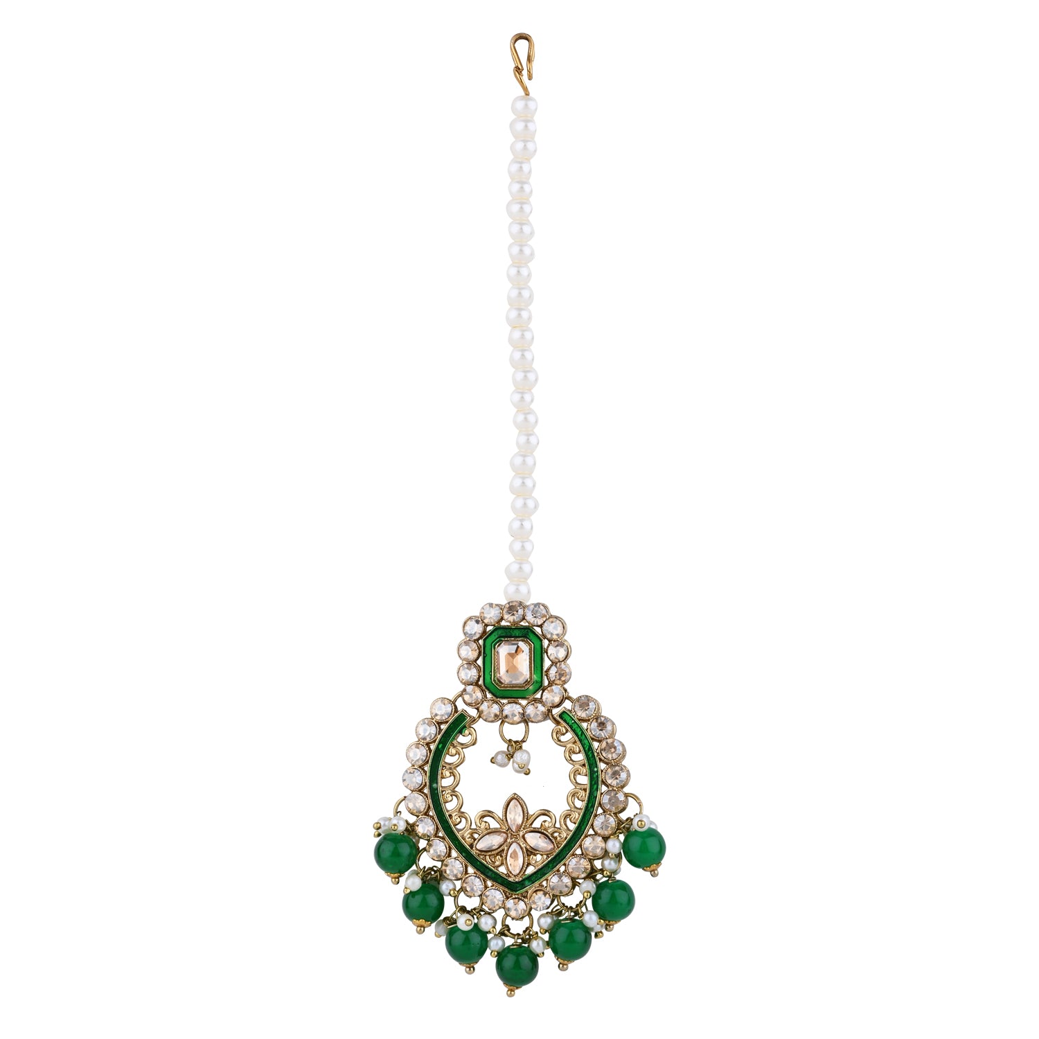 Fareeha Green Necklace Set
