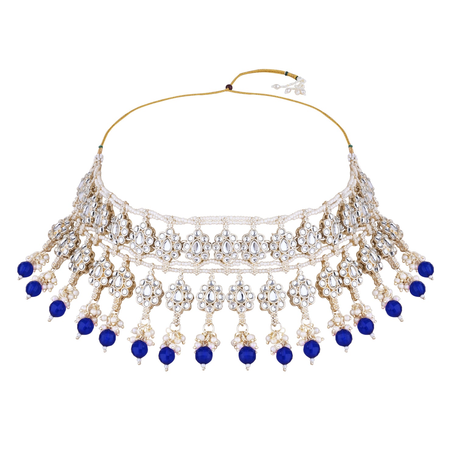 Aadhira Blue Choker Set