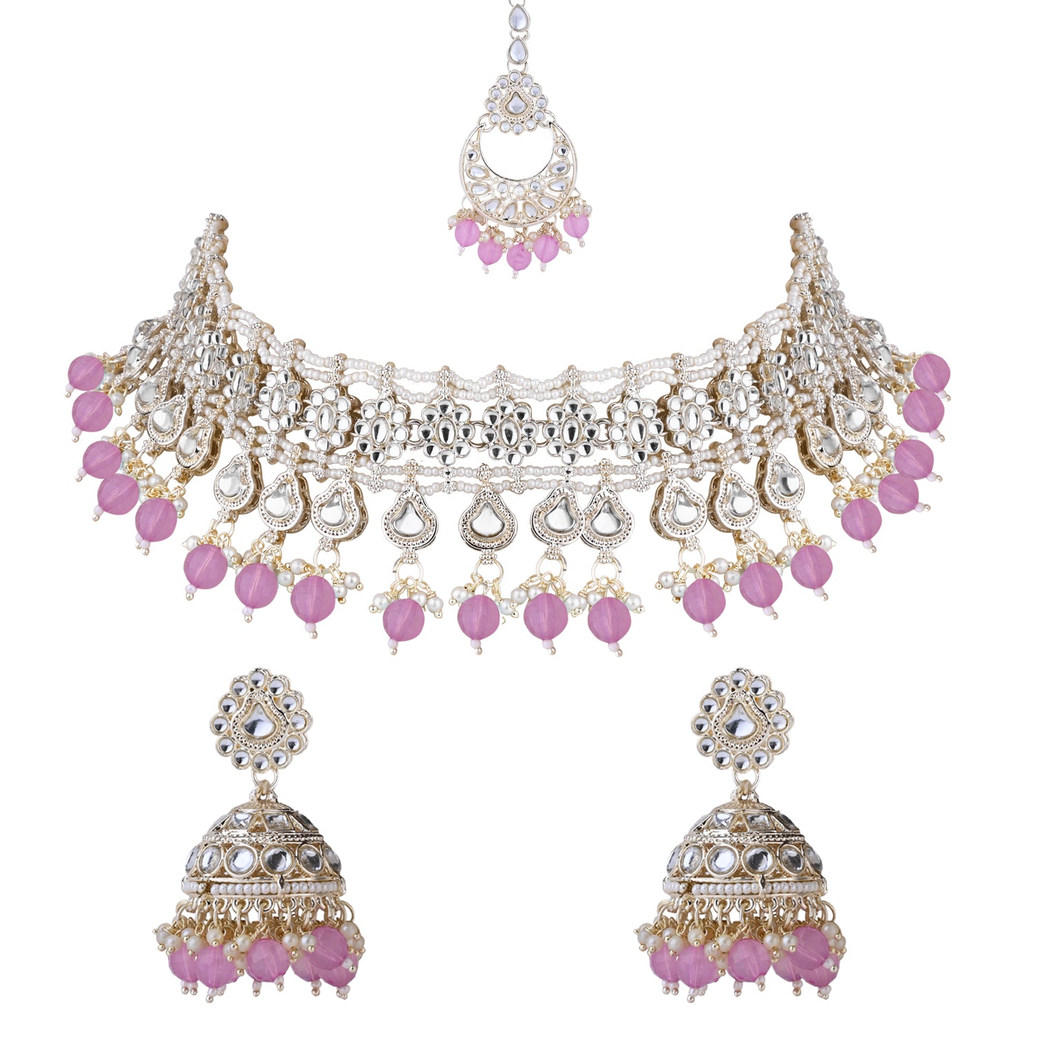 Arjita Purple Choker Set