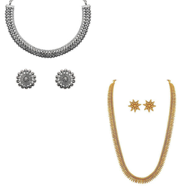 (Pack of 2) Oxidised Jewellery Set