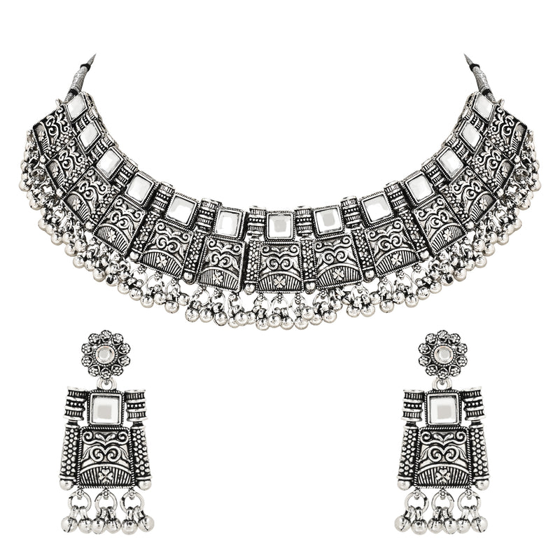 (Pack of 2) Oxidised Jewellery Set
