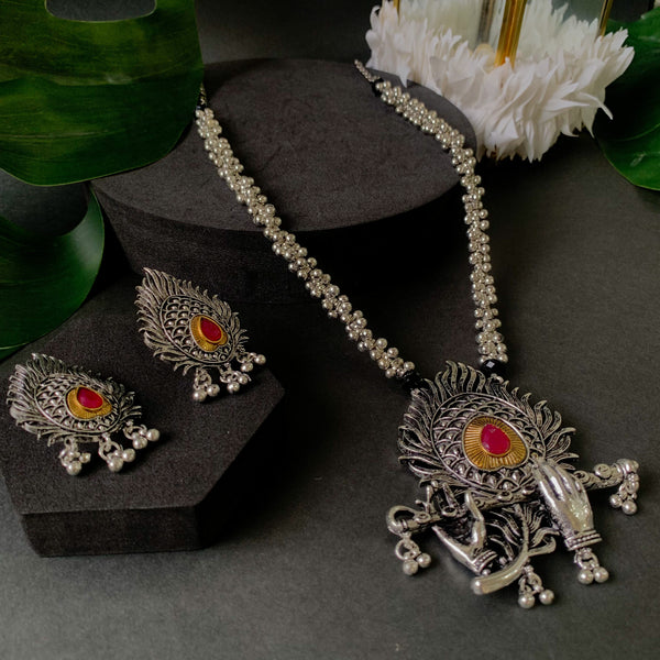 Krishna Flute Necklace Set