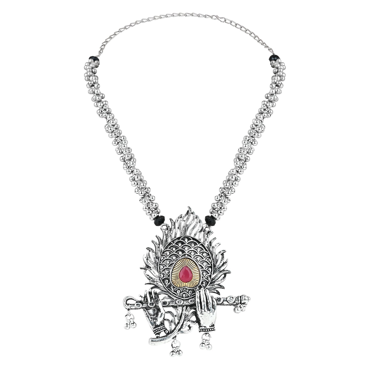 Krishna Flute Necklace Set
