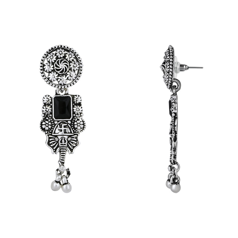 Lavika Black Oxidised Choker Set