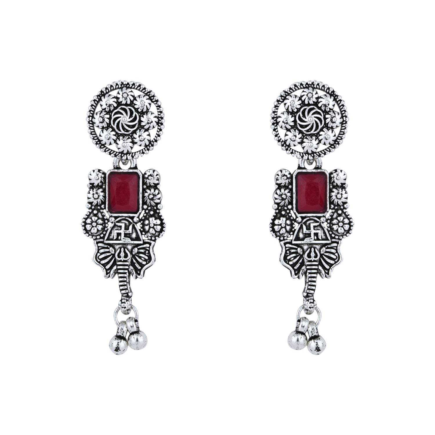 Lavika Multicolor Oxidised Choker Set