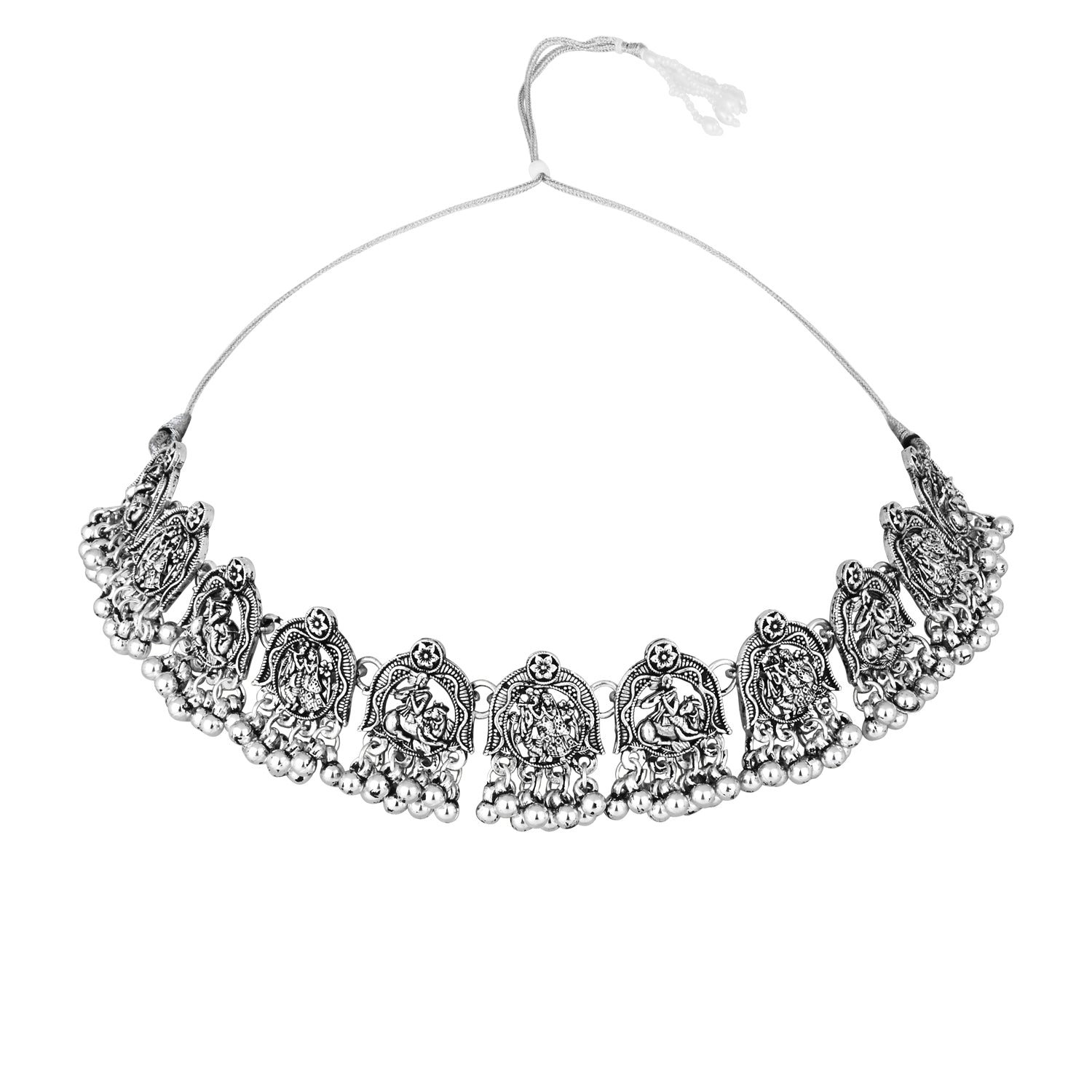 Maisha Oxidised Choker Set