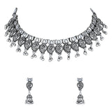 Sharia Oxidised Necklace Set