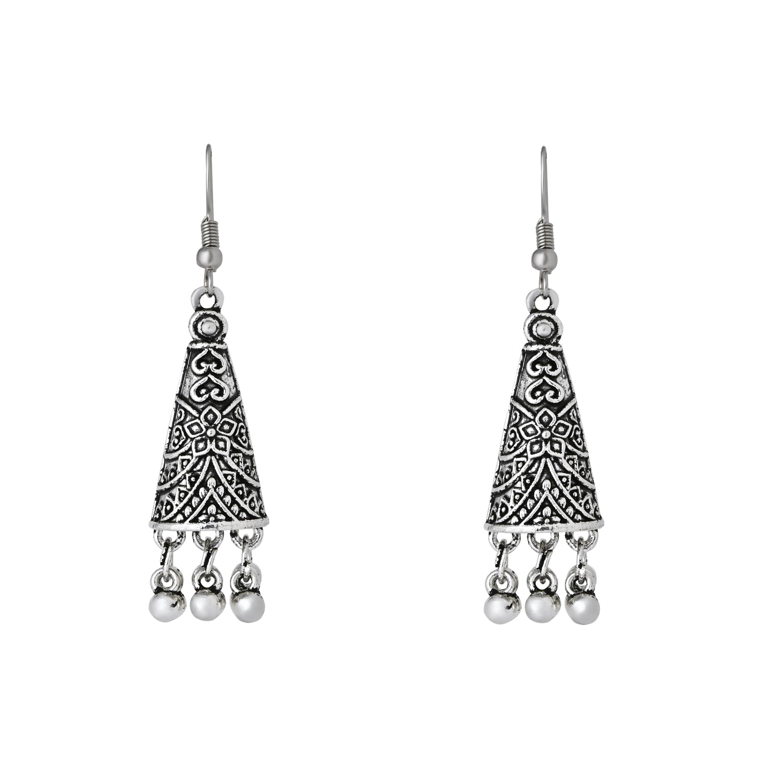 Tvesa Oxidised Necklace Set