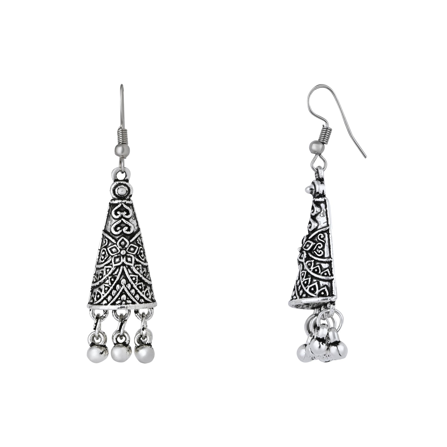 Tvesa Oxidised Necklace Set