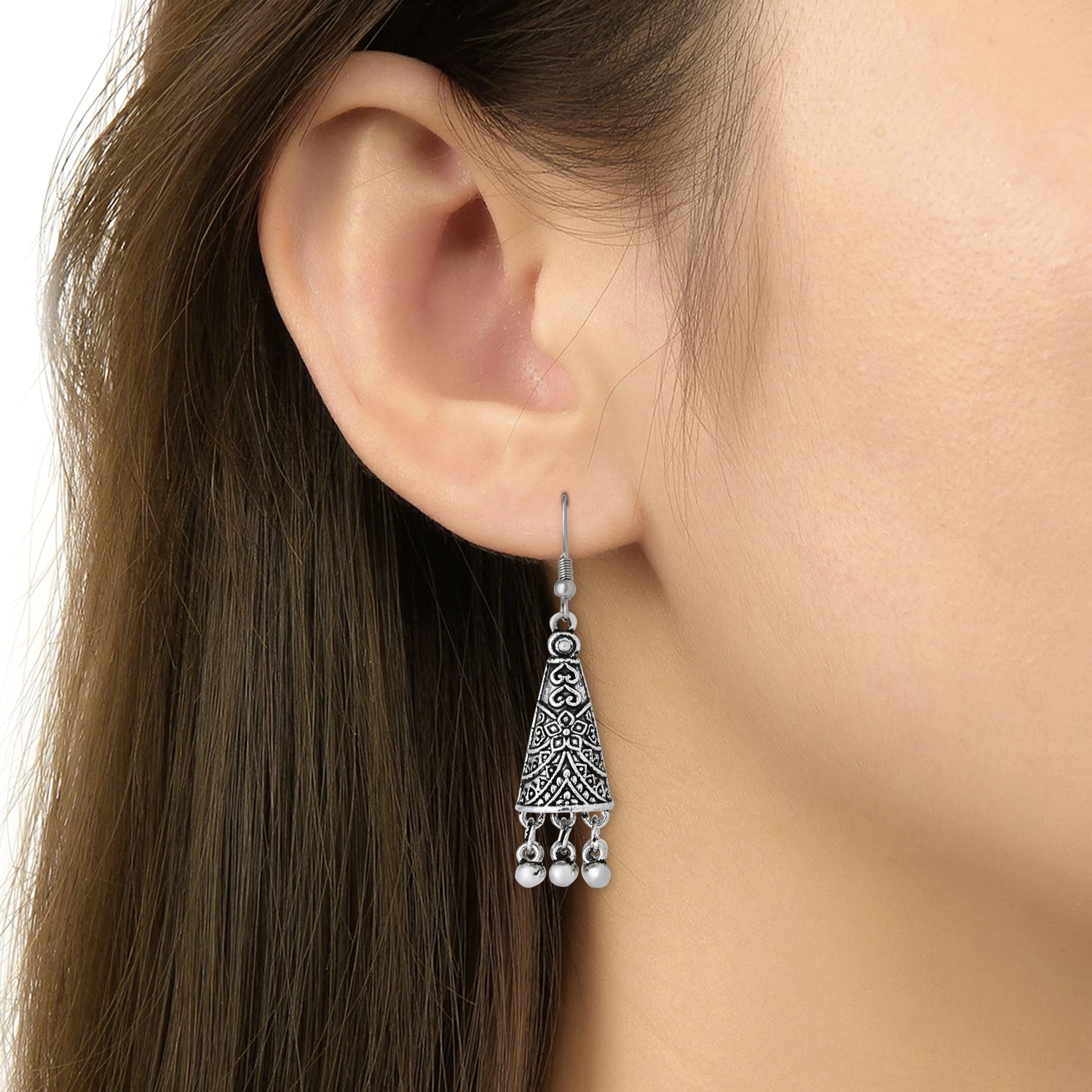 Tvesa Oxidised Necklace Set