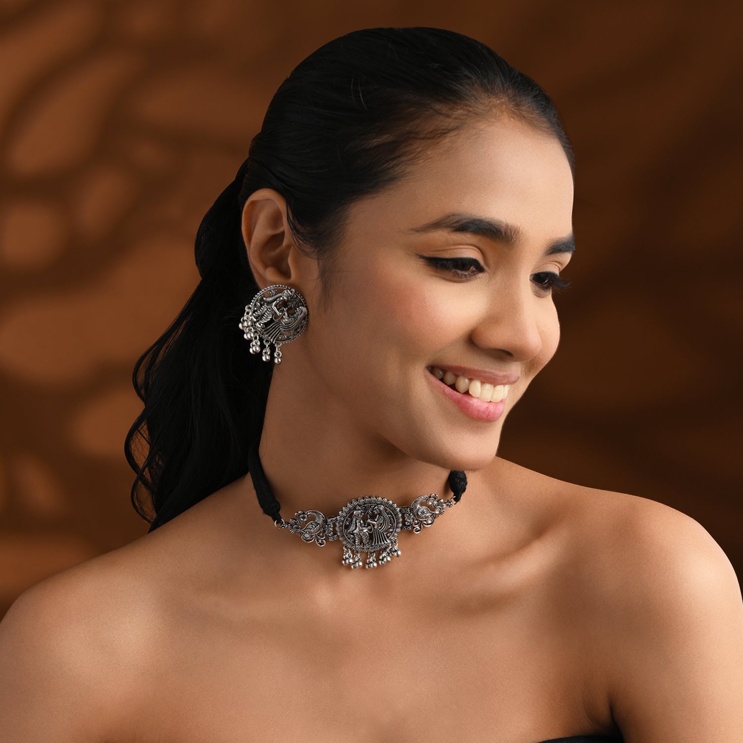 Dhruti Oxidised Choker Set