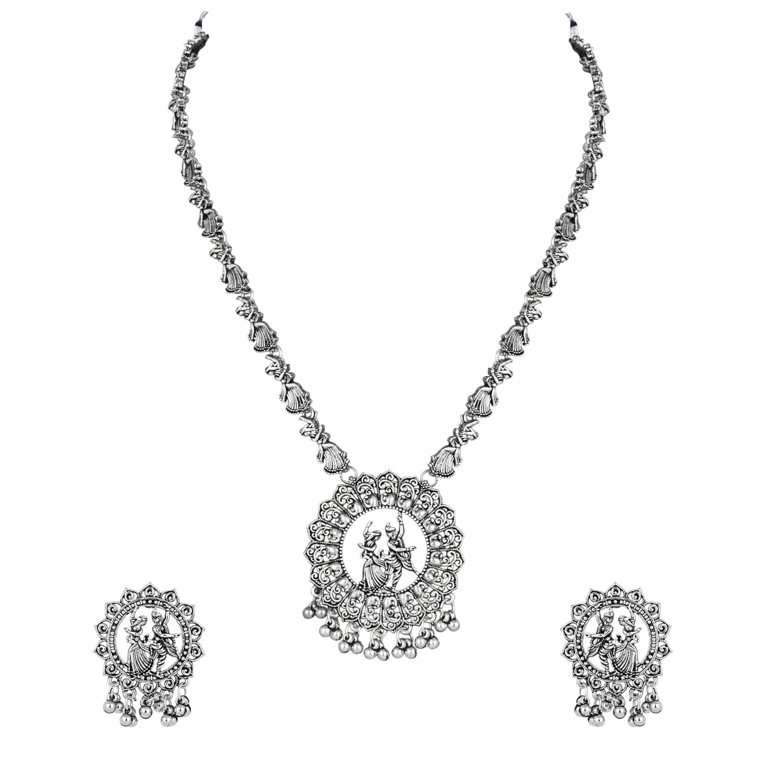Lavita Oxidised Necklace Set