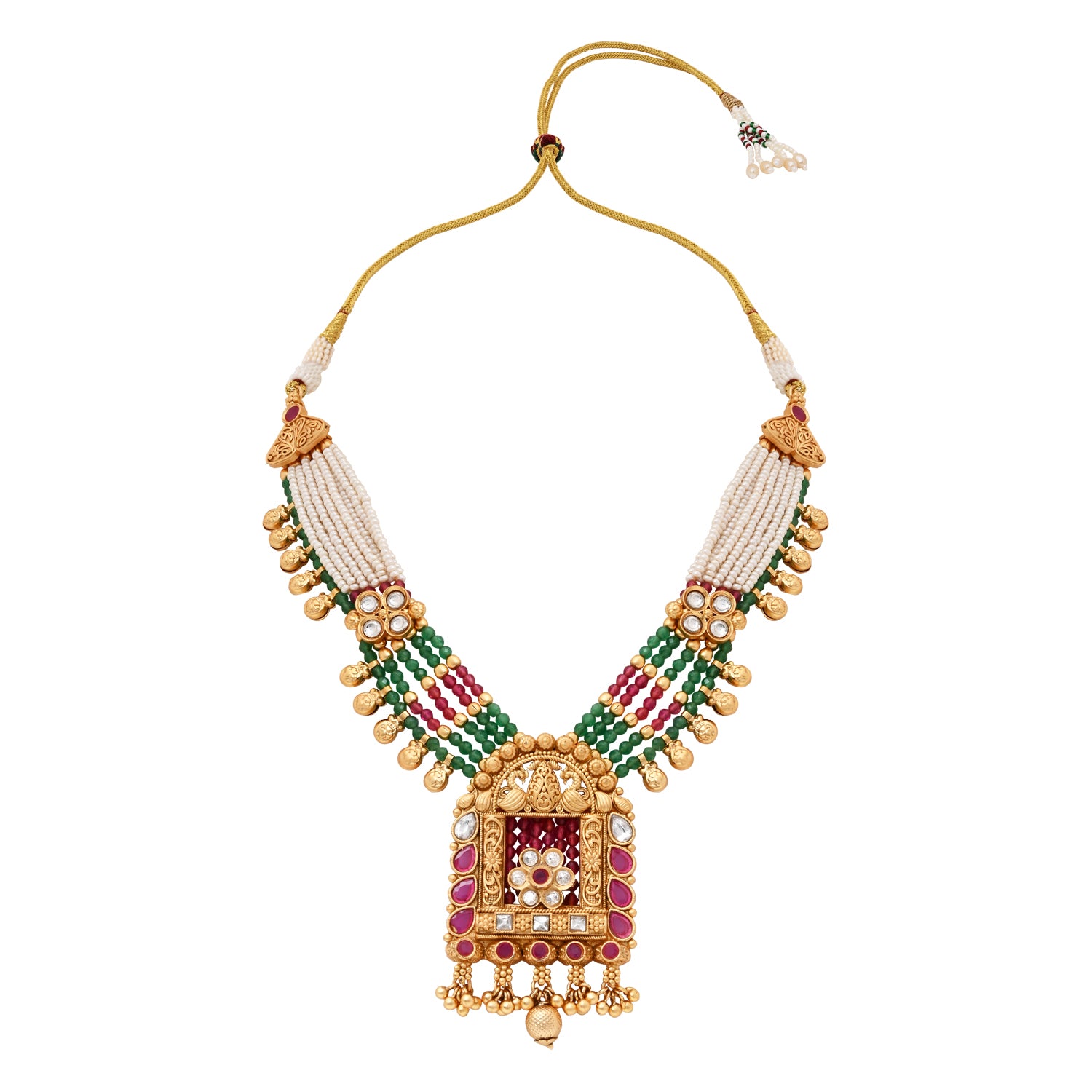 Aastha Green Necklace Set